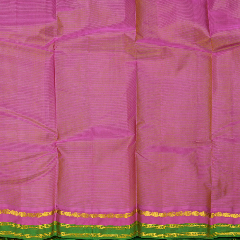 Hayagrivas Handloom Light Green Kanjivaram Silk Saree KBF269E1-42