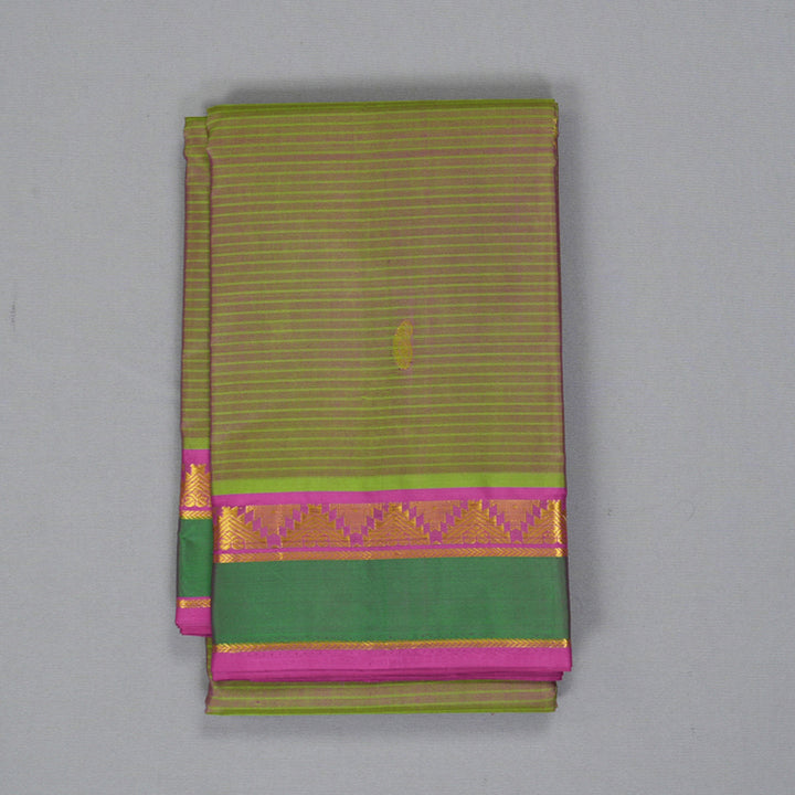 Hayagrivas Handloom Manthalir Kanjivaram Silk Saree with Pink Border KBF269E4-11