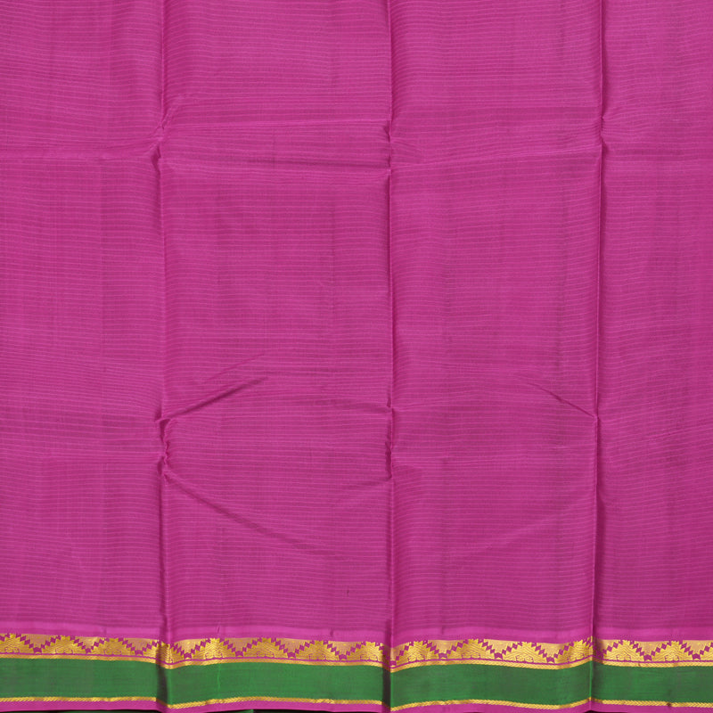 Hayagrivas Handloom Manthalir Kanjivaram Silk Saree with Pink Border KBF269E4-11