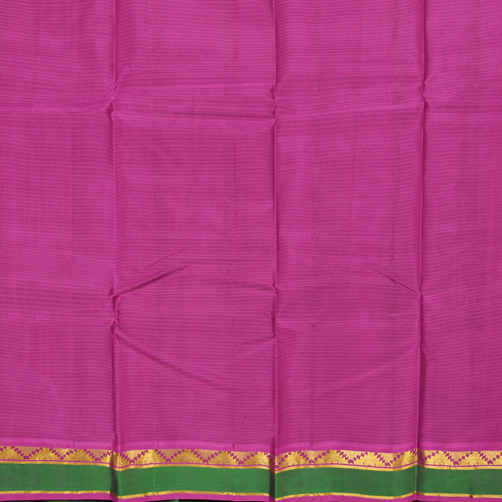 Hayagrivas Handloom Manthalir Kanjivaram Silk Saree with Pink Border KBF269E4-11