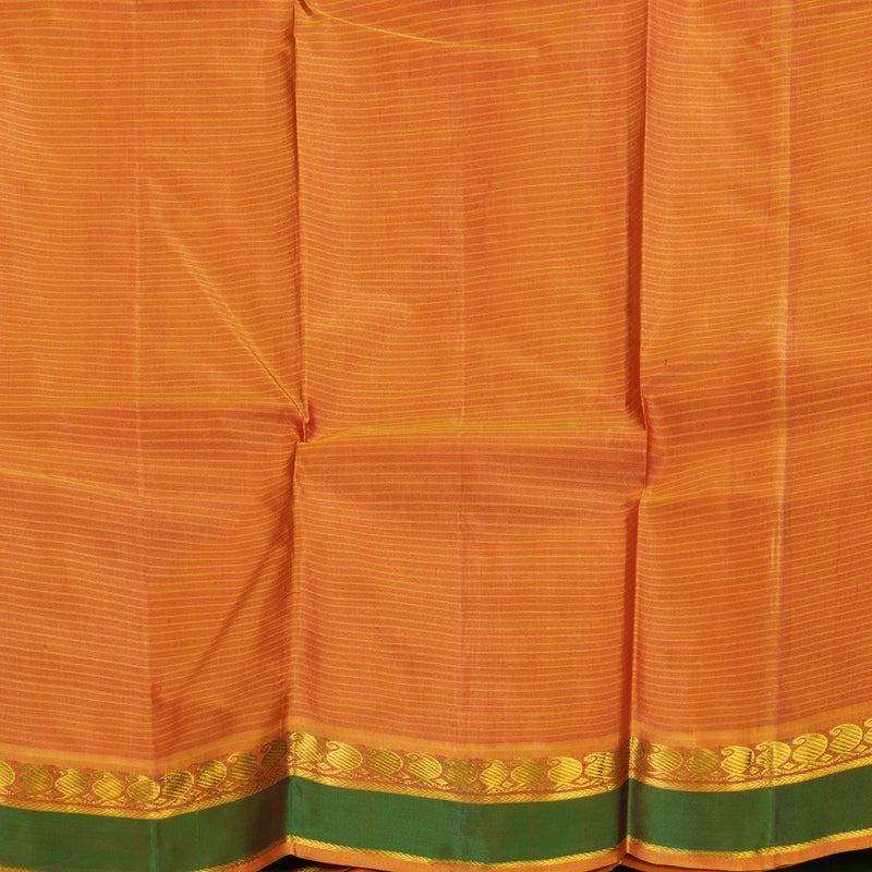 Hayagrivas Handloom Maroon Kanjivaram Silk Saree with Green Border KBF269E4-14