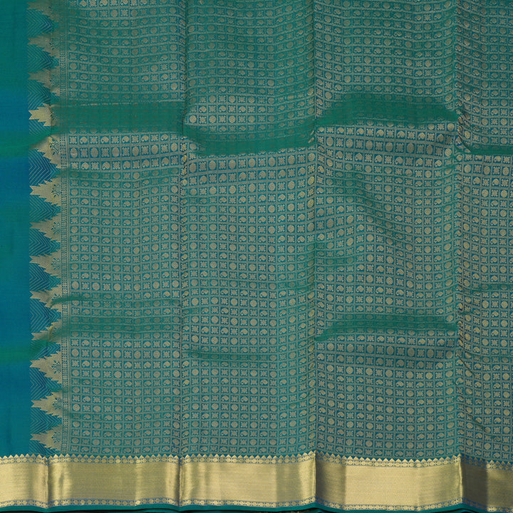 Hayagrivas Handloom Mayilkazhuthu Kanjivaram Silk Saree KBF276E1-4