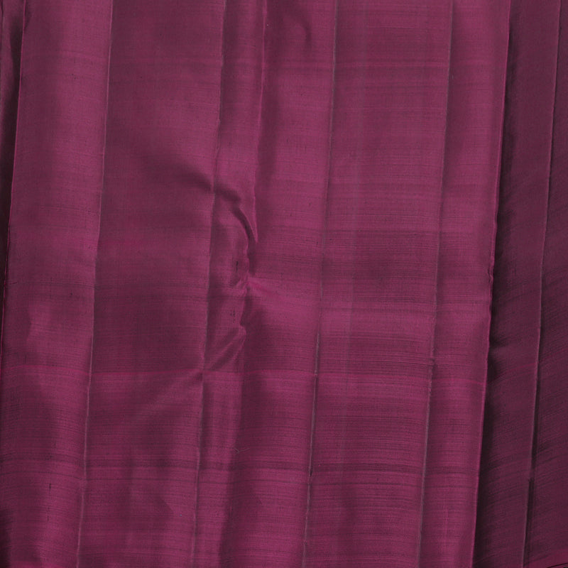 Hayagrivas Handloom Bottle Green Kanjivaram Silk Saree with Purple Border KBF276E2-2
