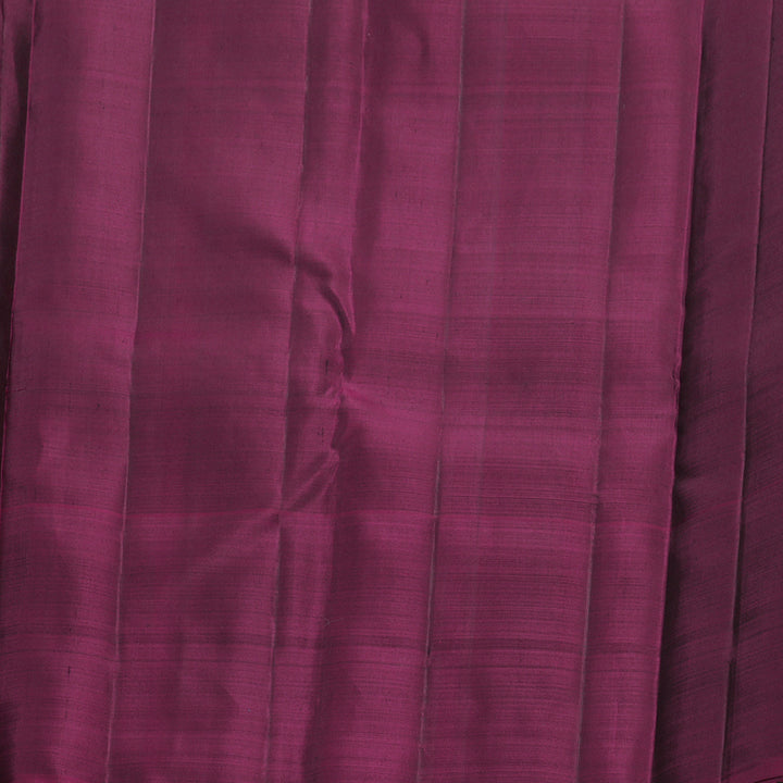 Hayagrivas Handloom Bottle Green Kanjivaram Silk Saree with Purple Border KBF276E2-2