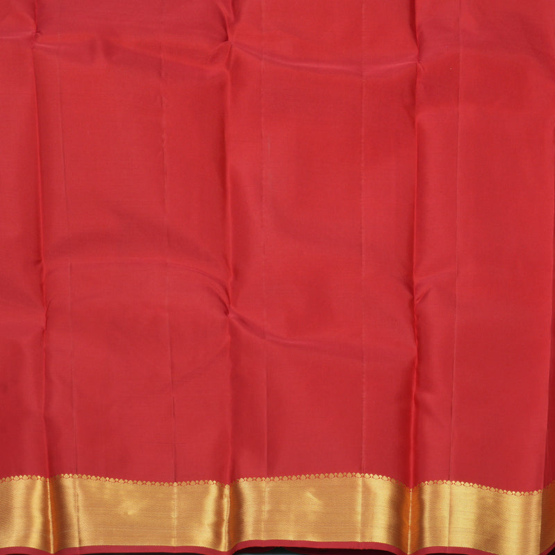Hayagrivas Handloom Red Kanjivaram Silk Saree KBF276E3-2