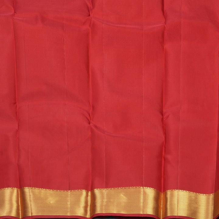 Hayagrivas Handloom Red Kanjivaram Silk Saree KBF276E3-2