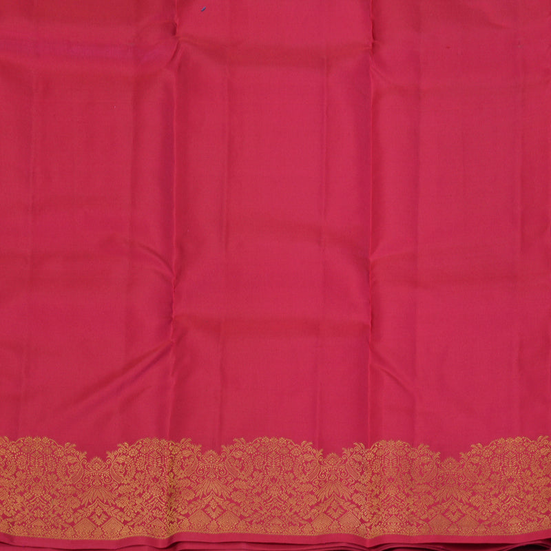 Hayagrivas Handloom Pink Kanjivaram Silk Saree KBF276E4-1