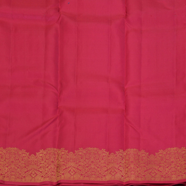 Hayagrivas Handloom Pink Kanjivaram Silk Saree KBF276E4-1