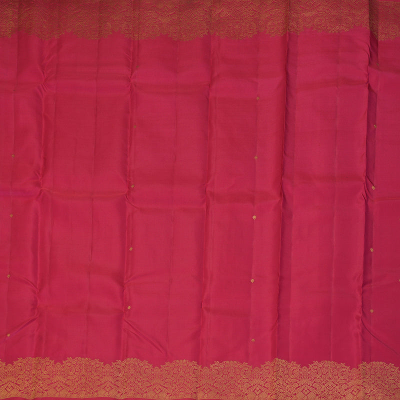 Hayagrivas Handloom Pink Kanjivaram Silk Saree KBF276E4-1