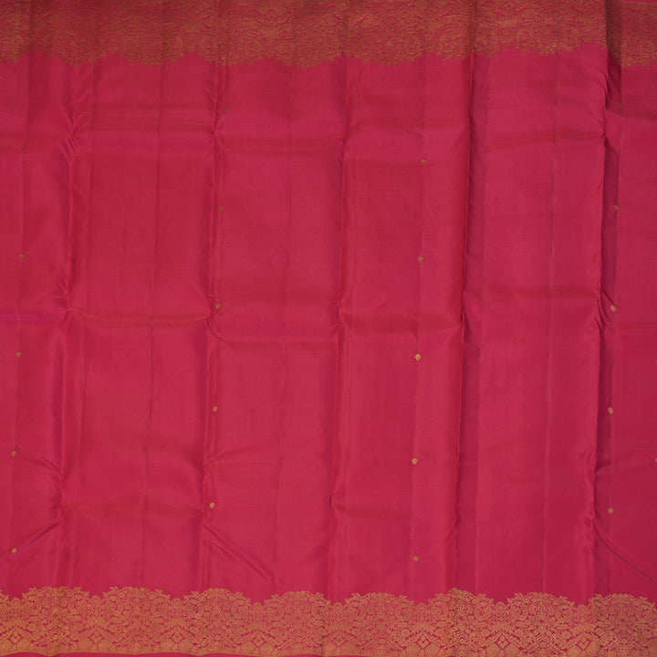 Hayagrivas Handloom Pink Kanjivaram Silk Saree KBF276E4-1
