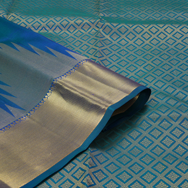 Hayagrivas Handloom Mayilkazhuthu Kanjivaram Silk Saree KBF277E3-2
