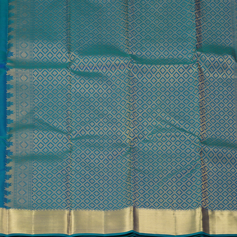Hayagrivas Handloom Mayilkazhuthu Kanjivaram Silk Saree KBF277E3-2