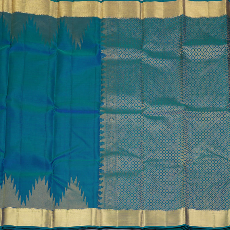 Hayagrivas Handloom Mayilkazhuthu Kanjivaram Silk Saree KBF277E3-2