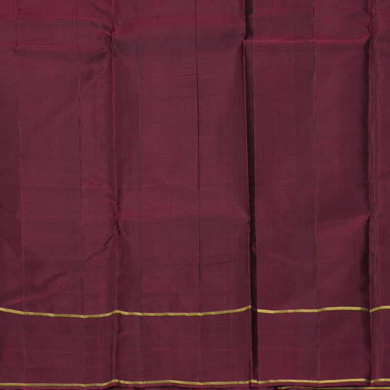 Hayagrivas Handloom Green & Honey Stripes Kanjivaram Silk Saree KBF284E2-1