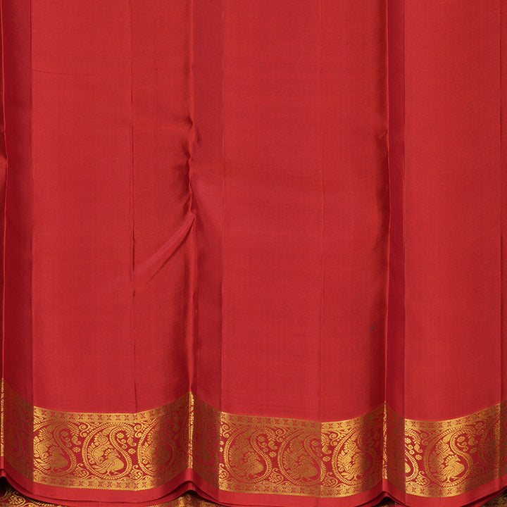 Hayagrivas Handloom Red Kanjivaram Silk Saree KBF284E4-3