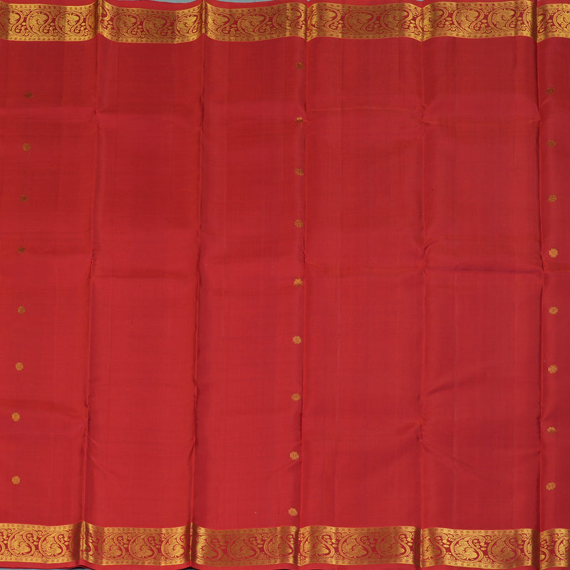 Hayagrivas Handloom Red Kanjivaram Silk Saree KBF284E4-3