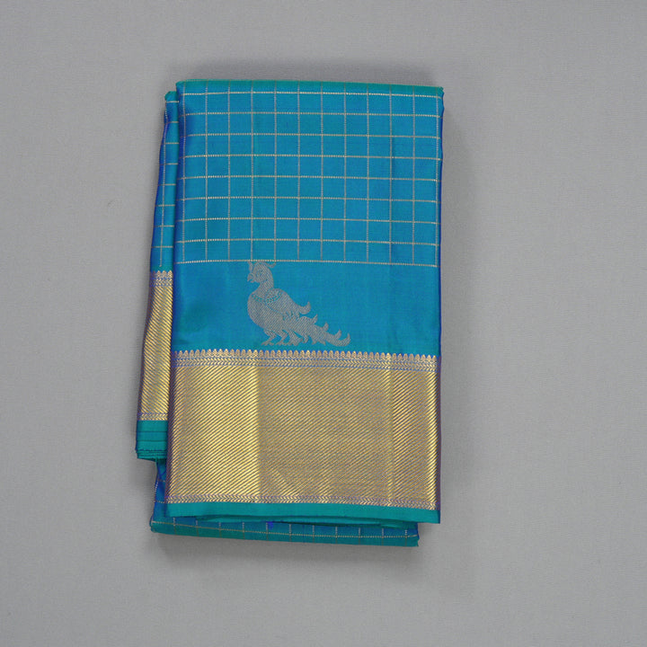 Hayagrivas Handloom Mayilkazhuthu Kanjivaram Silk Saree KBF285E8-2
