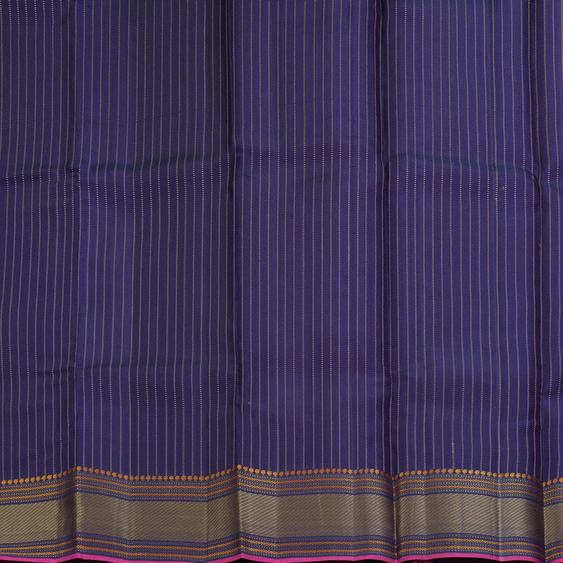 Hayagrivas Handloom Pinkish-Purple Kanjivaram Silk Saree KBF287E13-2