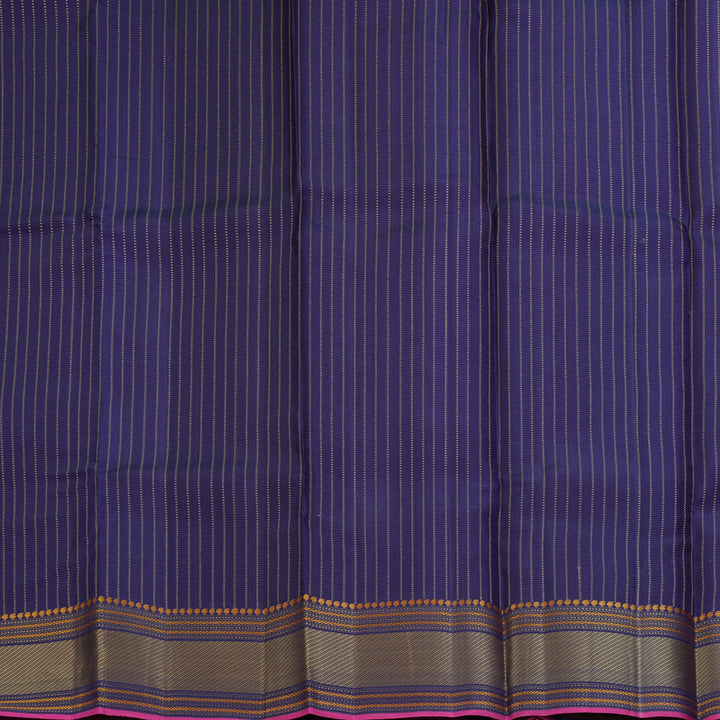 Hayagrivas Handloom Pinkish-Purple Kanjivaram Silk Saree KBF287E13-2