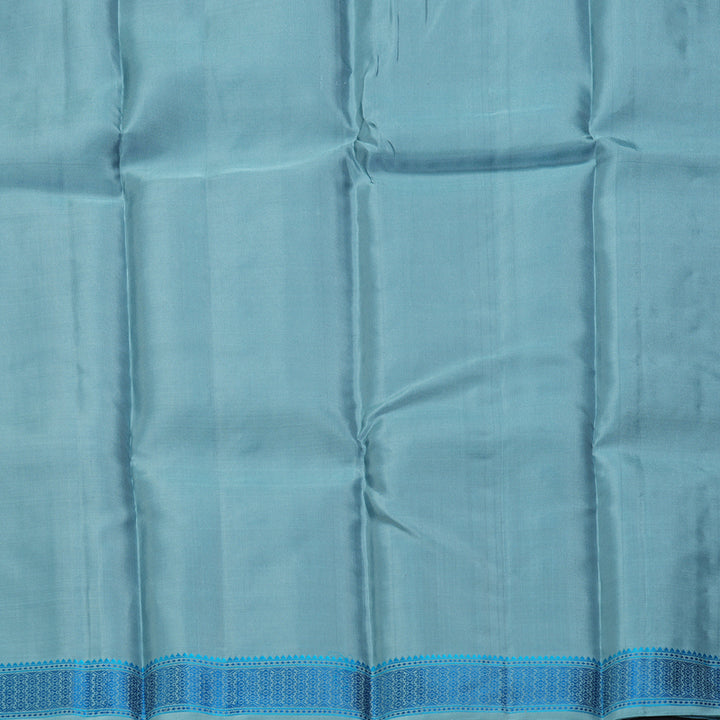 Hayagrivas Handloom Powder Blue Kanjivaram Silk Saree KBF287E16-1