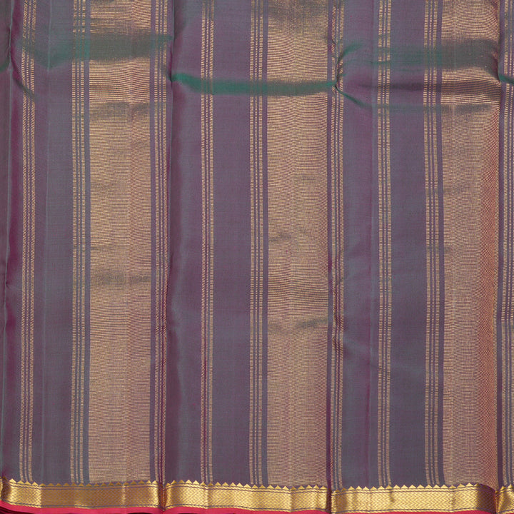 Hayagrivas Handloom Orangish-Pink Kanjivaram Silk Saree KBF290E1-1