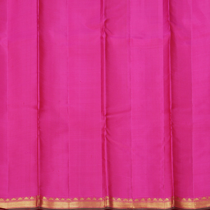 Hayagrivas Handloom Sunset Orange Kanjivaram Silk Saree KBF290E1-2