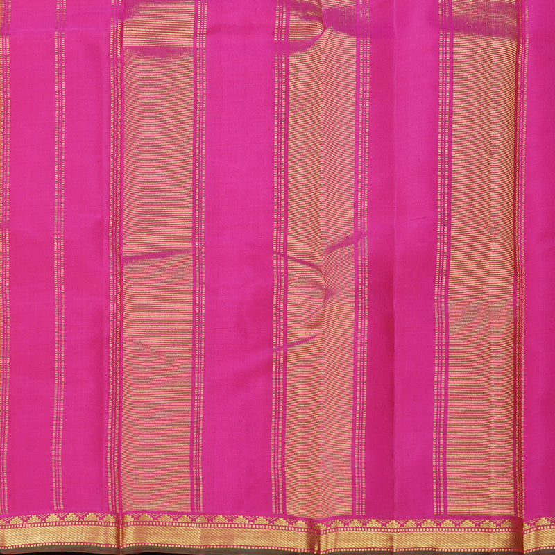 Hayagrivas Handloom Sunset Orange Kanjivaram Silk Saree KBF290E1-2