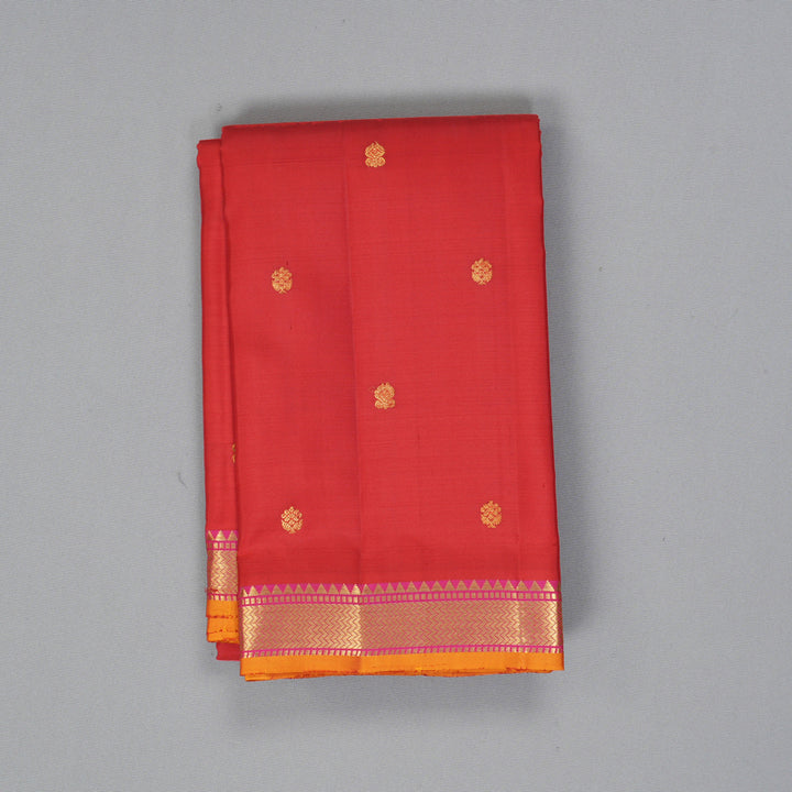 Hayagrivas Handloom Red Kanjivaram Silk Saree KBF290E1-6