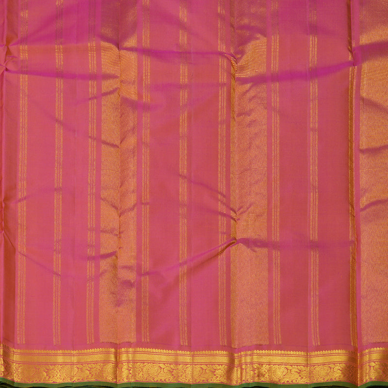 Hayagrivas Handloom Mango Yellow Kanjivaram Silk Saree KBF290E2-3