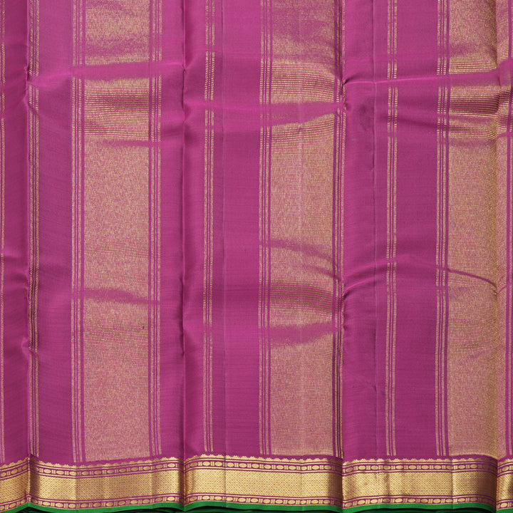 Hayagrivas Handloom Dark Brown Kanjivaram Silk Saree KBF290E2-4