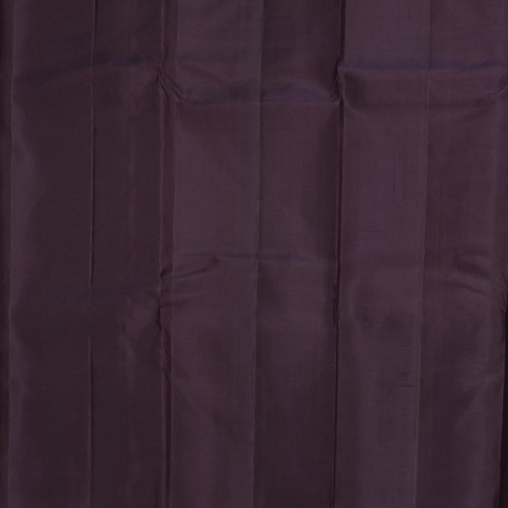 Hayagrivas Handloom Rust Orange Kanjivaram Silk Saree KBF296E2-1