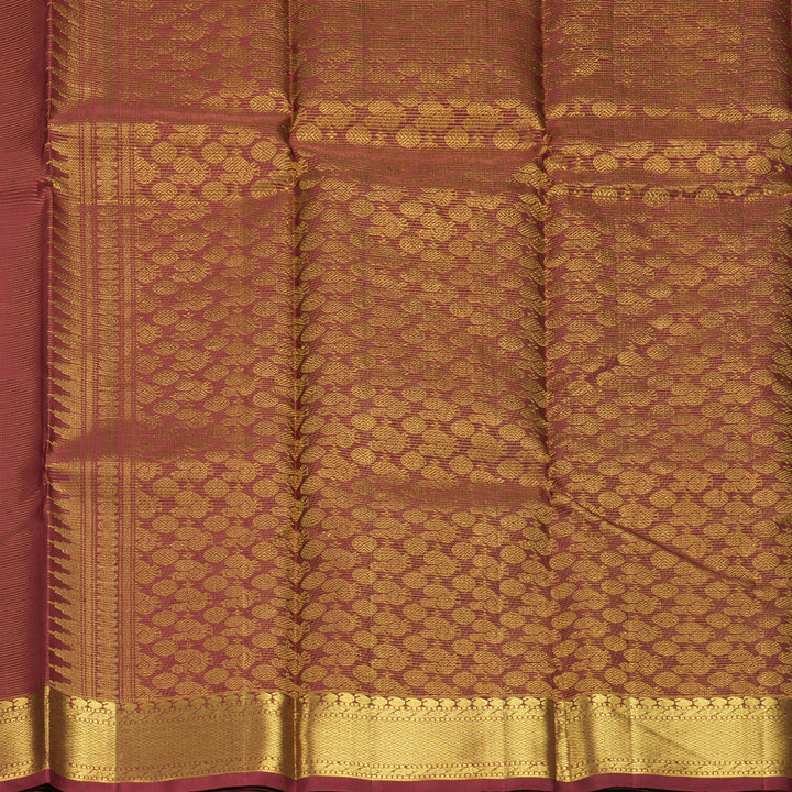 Hayagrivas Handloom Maroon Kanjivaram Silk Saree KBF296E3-1