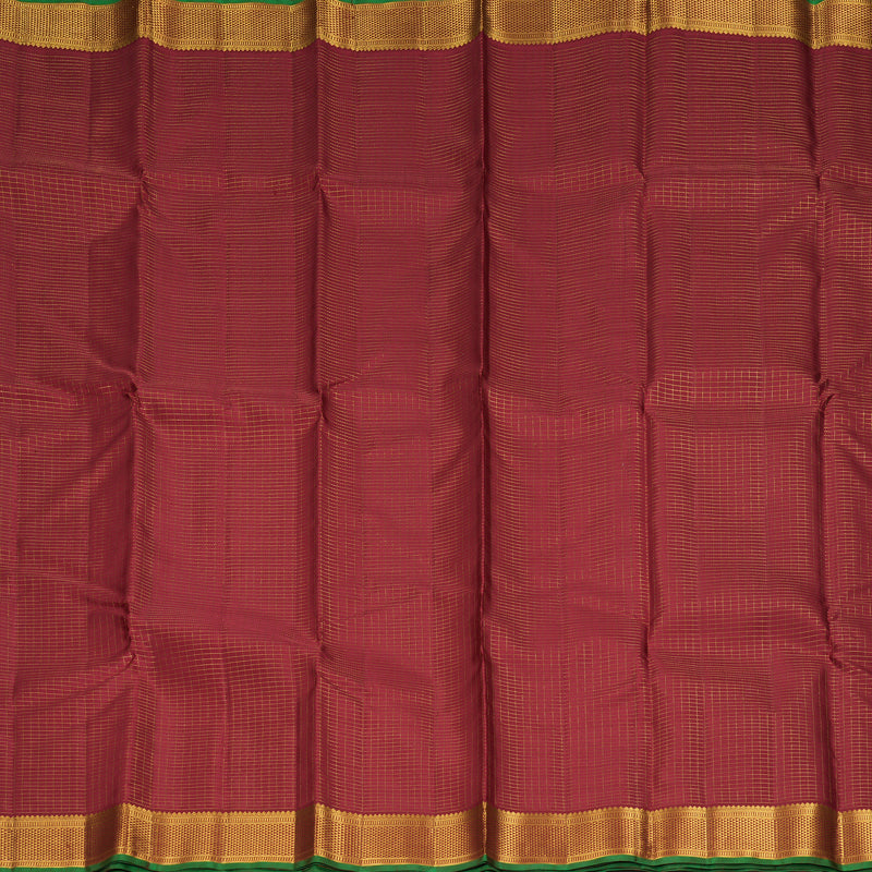 Hayagrivas Handloom Maroon Kanjivaram Silk Saree KBF304E1-1