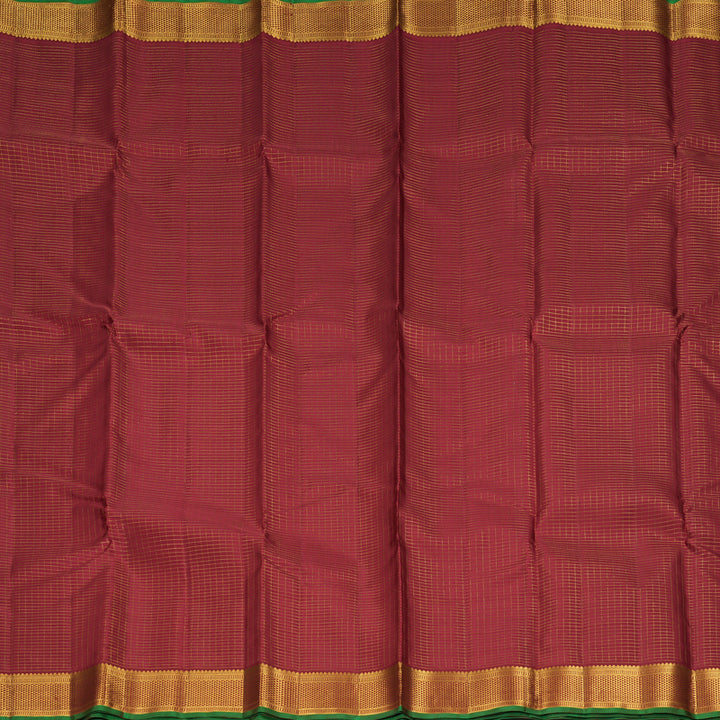 Hayagrivas Handloom Maroon Kanjivaram Silk Saree KBF304E1-1