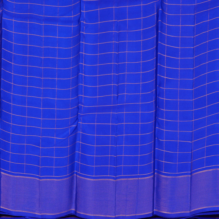 Hayagrivas Handloom MS Blue Kanjivaram Silk Saree KBF304E3-3