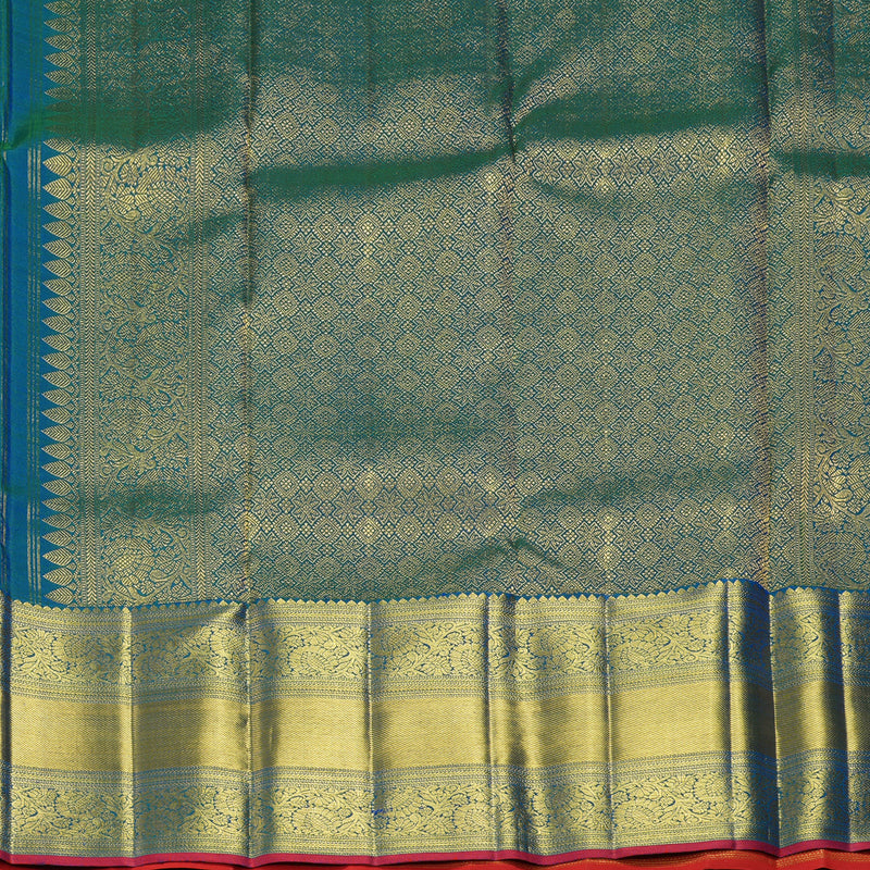 Hayagrivas Handloom Mayilkazhuthu Kanjivaram Silk Saree KBF305E4-4