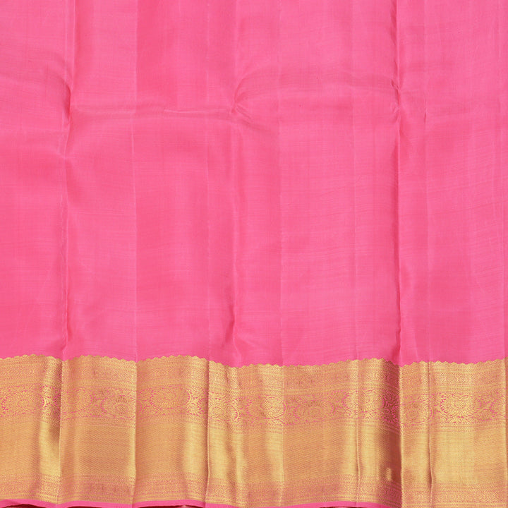 Hayagrivas Handloom Pink Kanjivaram Silk Saree KBF306E10-2