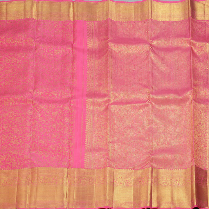 Hayagrivas Handloom Pink Kanjivaram Silk Saree KBF306E10-2