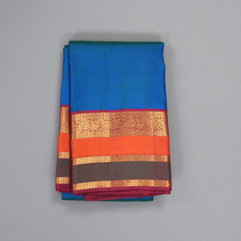 Hayagrivas Handloom Mayilkazhuthu Kanjivaram Silk Saree KBF310E32-1