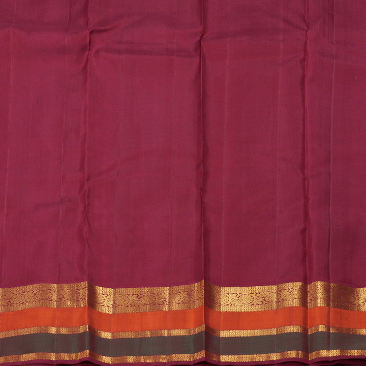 Hayagrivas Handloom Mayilkazhuthu Kanjivaram Silk Saree KBF310E32-1