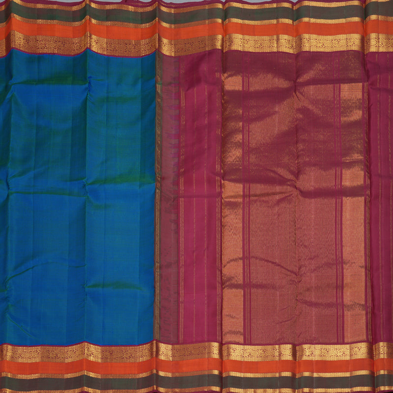 Hayagrivas Handloom Mayilkazhuthu Kanjivaram Silk Saree KBF310E32-1