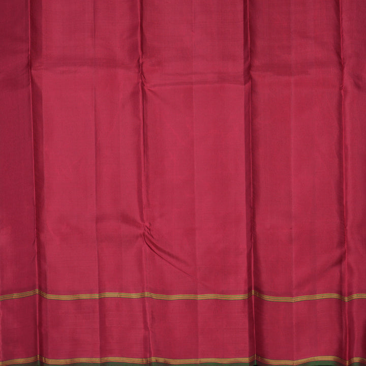 Hayagrivas Handloom Orange (Carpet Checks) Kanjivaram Silk Saree KBF310E6-1