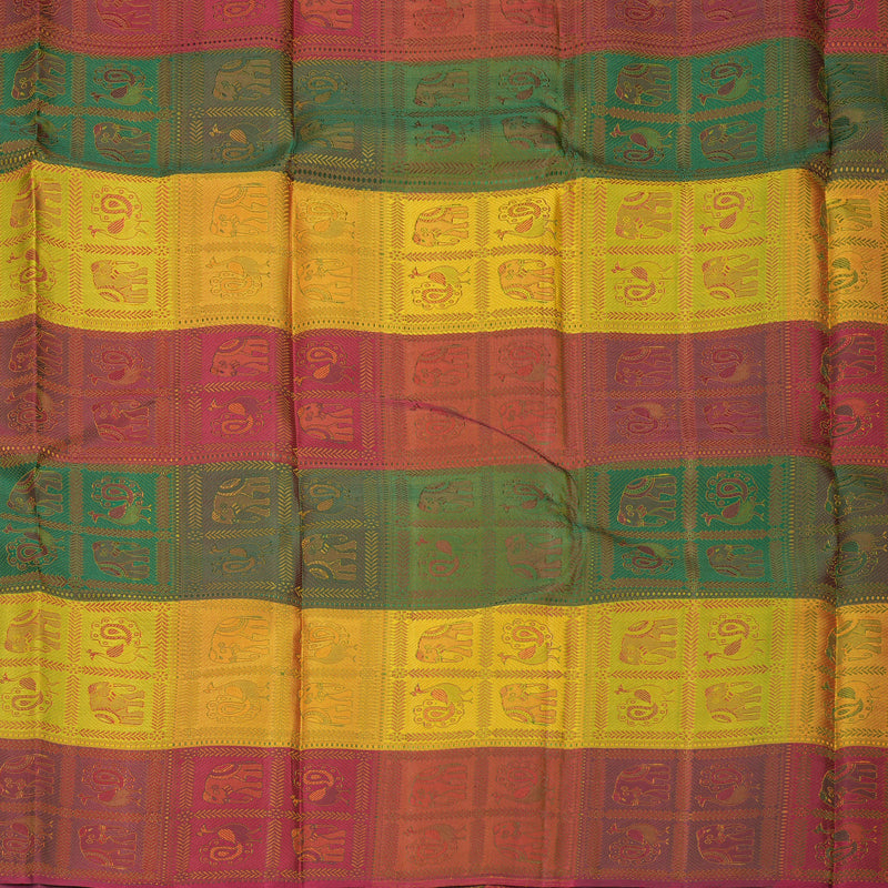 Hayagrivas Handloom Purple Kanjivaram Silk Saree KBF312E13-1