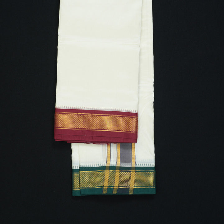 Hayagrivas Handloom 9*5 Silk Dhothi KBF319E1-5