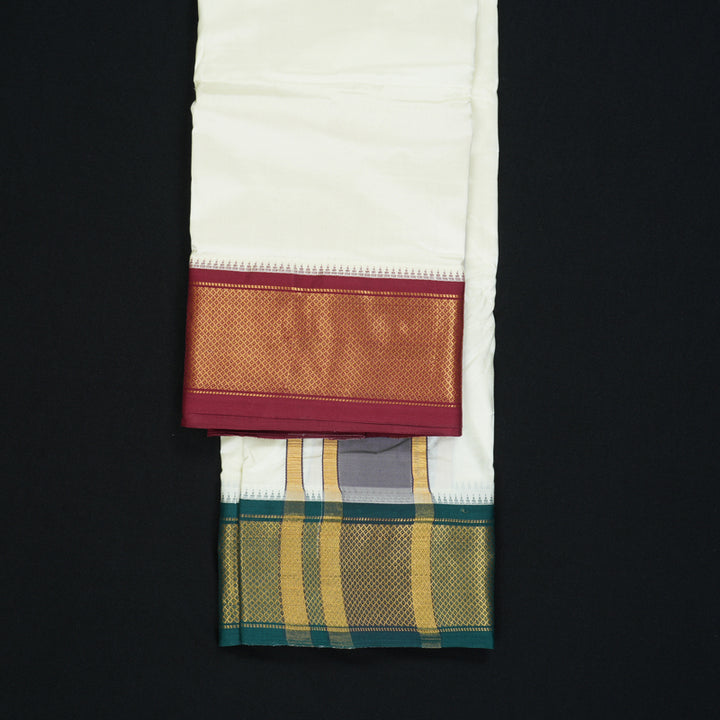 Hayagrivas Handloom 9*5 Silk Dhothi KBF319E4-5