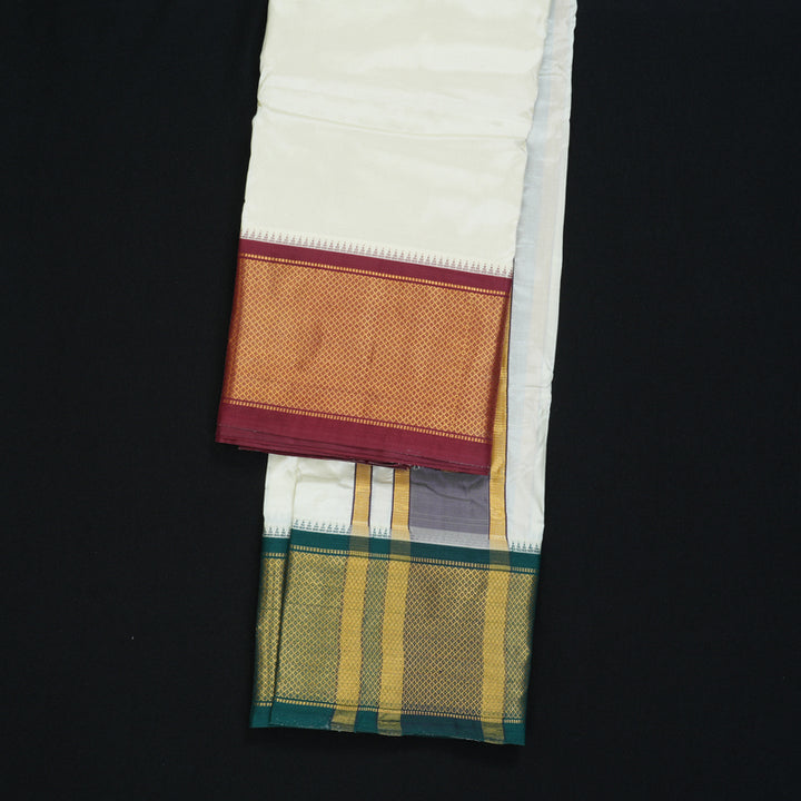 Hayagrivas Handloom 9*5 Silk Dhothi KBF319E5-4