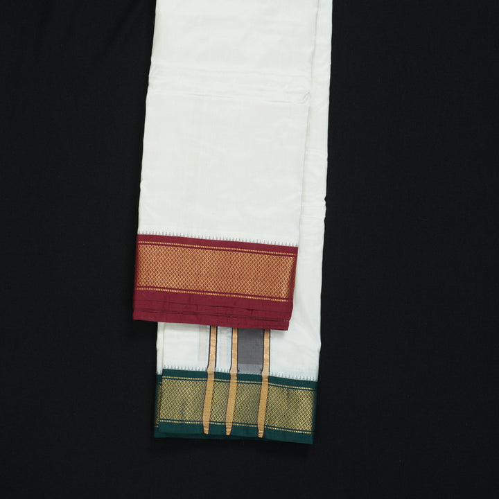 Hayagrivas Handloom 8*4 Silk Dhothi KBF320E2-5
