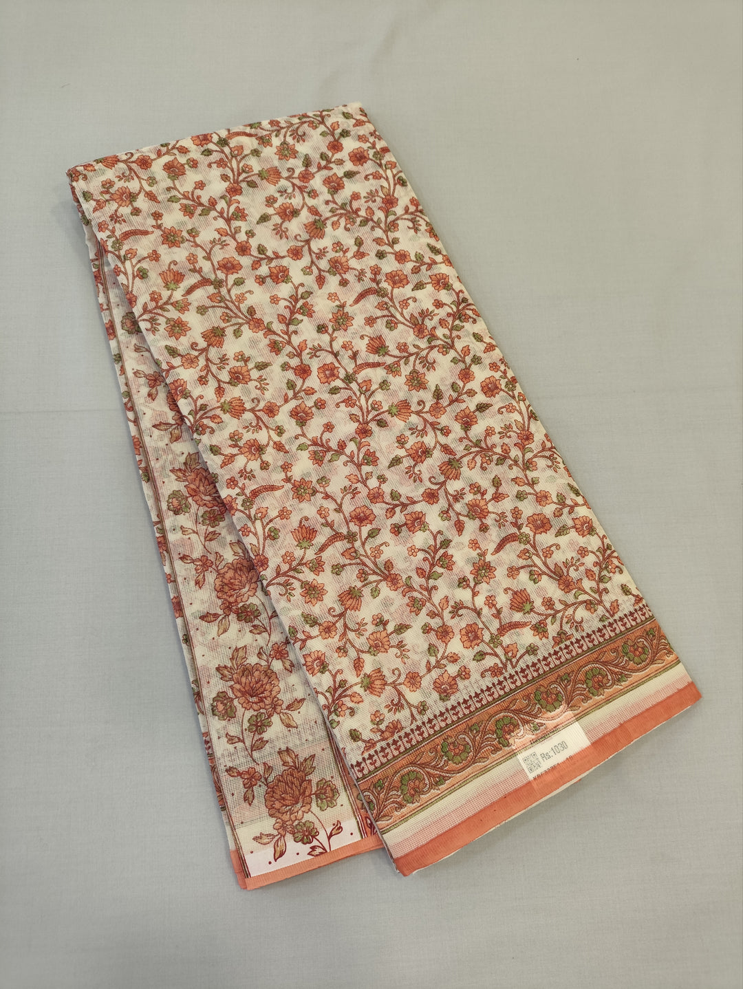 Hayagrivas Beige Kota Cotton Saree KBF323E1-10