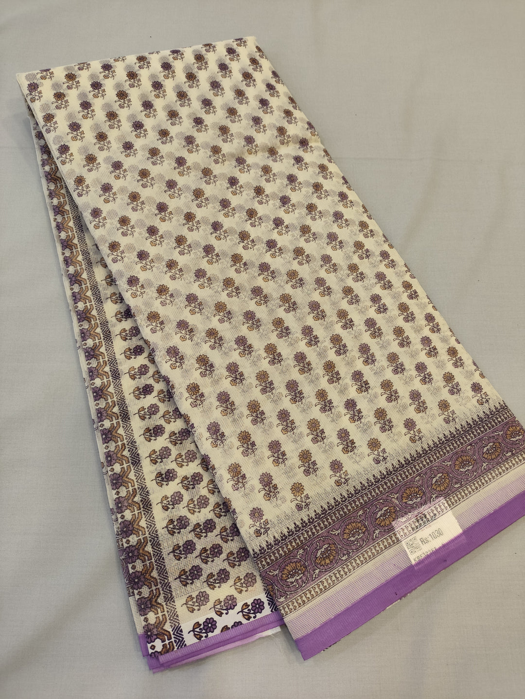 Hayagrivas Beige Kota Cotton Saree KBF323E1-5
