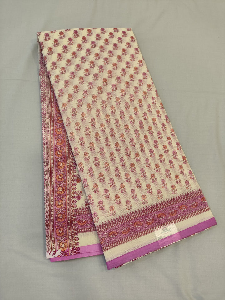 Hayagrivas Beige Kota Cotton Saree KBF323E1-6